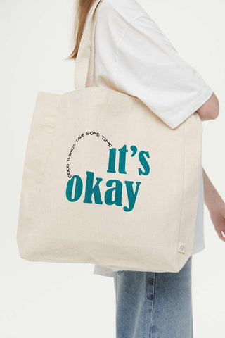 Printed Canvas Bag It Is Ok