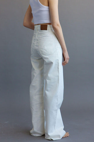 1985 Wide Leg Jeans Ecru