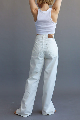 1985 Wide Leg Jeans Ecru