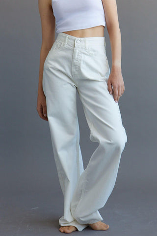 1985 Wide Leg Jeans Ecru