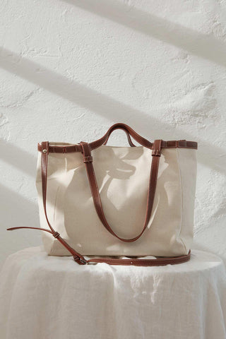 Canvas City Tote Bag Natural Natural