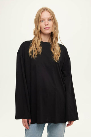 Oversize Long Sleeve T-Shirt Black