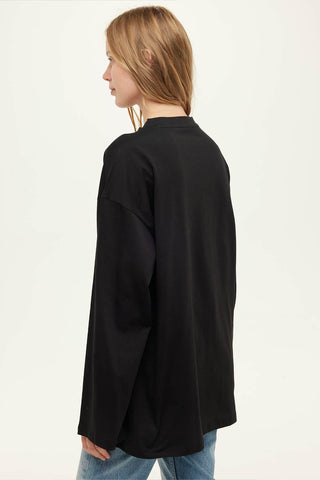 Oversize Long Sleeve T-Shirt Black