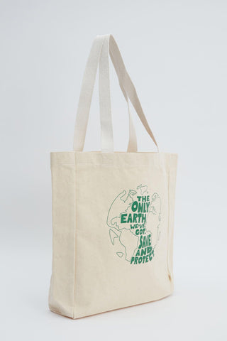 Printed Canvas Bag Earth