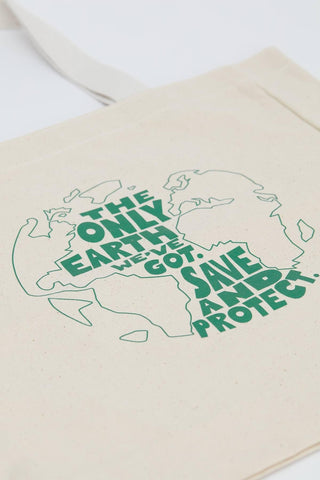 Printed Canvas Bag Earth