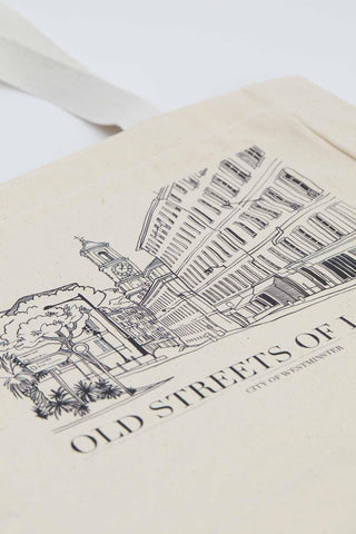 Printed Canvas Bag London