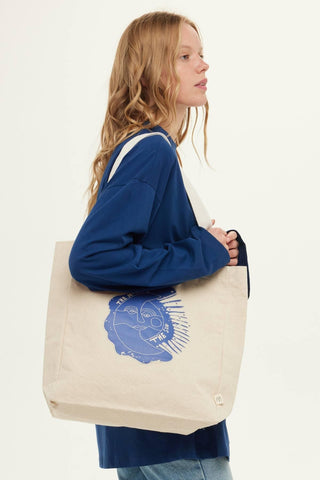 Printed Canvas Bag Moon