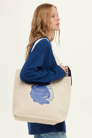 Printed Canvas Bag Moon