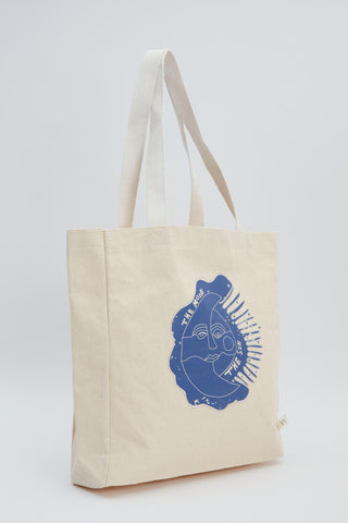 Printed Canvas Bag Moon