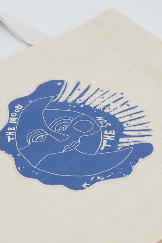 Printed Canvas Bag Moon