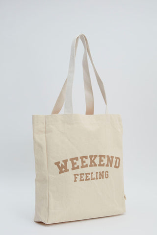 Printed Canvas Bag Weekend