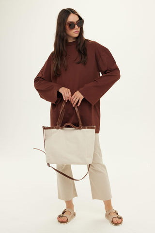 Canvas City Tote Bag Natural Natural