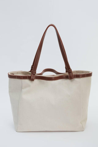 Canvas City Tote Bag Natural