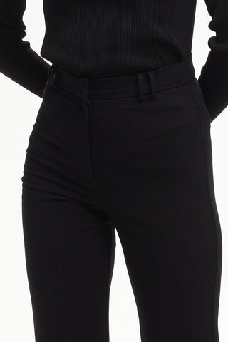 Long Flare Pants Black