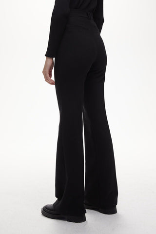 Long Flare Pants Black