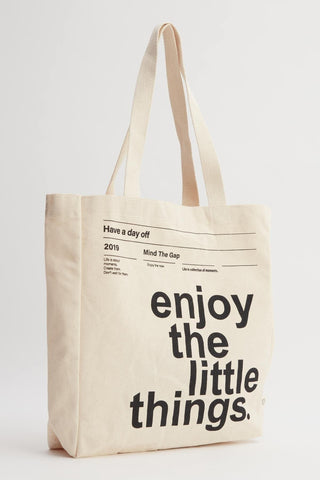 Printed Canvas Bag Enjoy