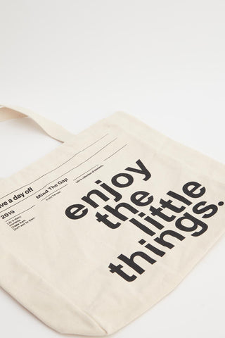 Printed Canvas Bag Enjoy