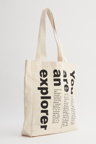 Printed Canvas Bag Explorer