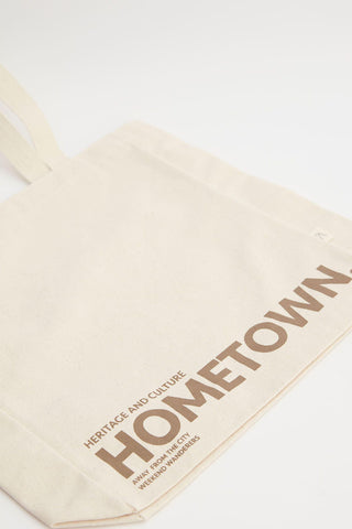 Printed Canvas Bag Hometown Brown