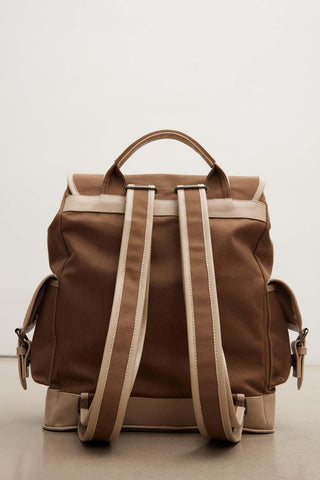 Safari Canvas Backpack Mink