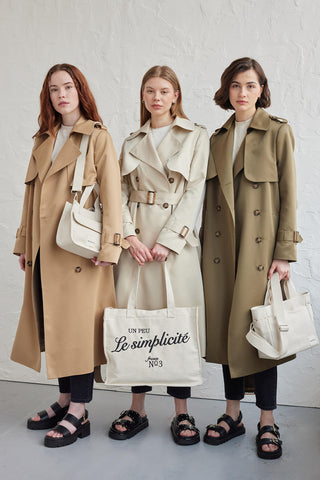 Wrap Classic Trench Coat Camel