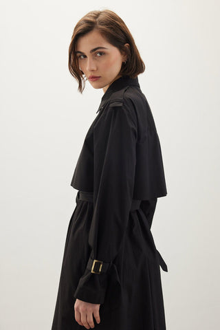 Trench Dress Black