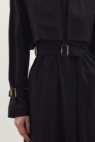 Trench Dress Black