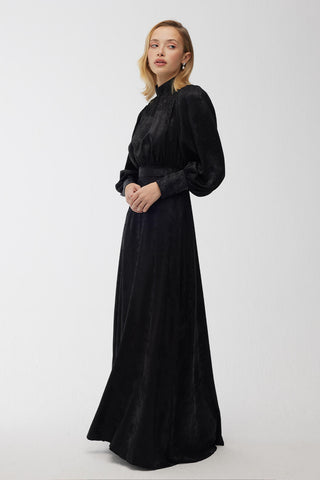 Shine Evening Dress Black