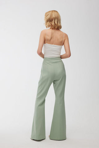 Wide Leg Flare Trouser Mint