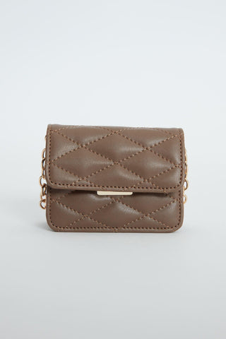 Quilted Mini Bag Mink