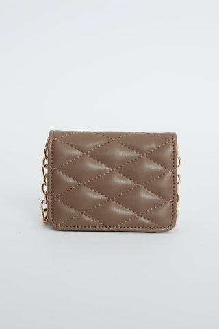 Quilted Mini Bag Mink