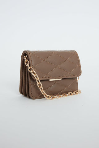 Quilted Mini Bag Mink