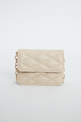 Quilted Mini Bag Latte