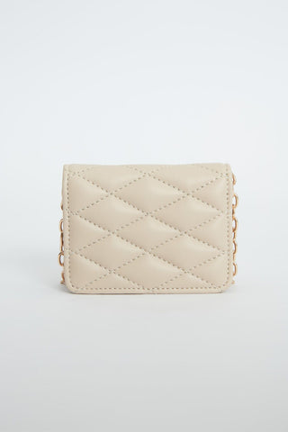 Quilted Mini Bag Latte