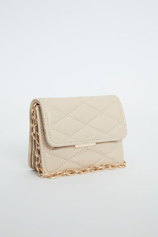 Quilted Mini Bag Latte