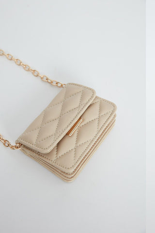 Quilted Mini Bag Latte