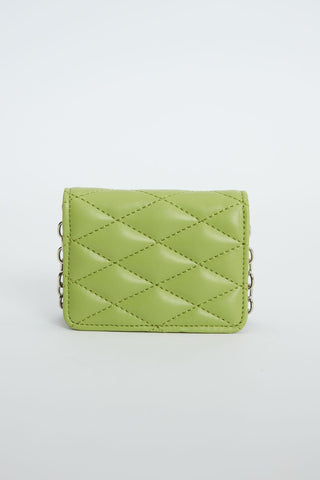 Quilted Mini Bag Green