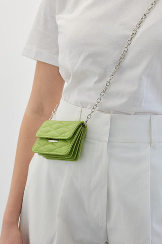 Quilted Mini Bag Green