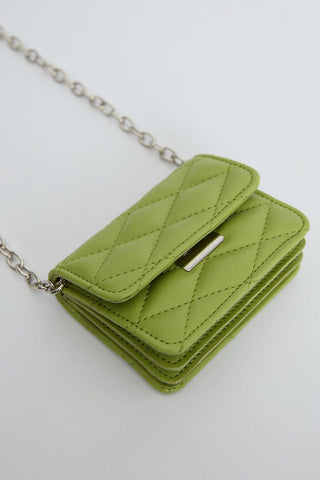 Quilted Mini Bag Green