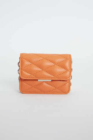 Quilted Mini Bag Orange