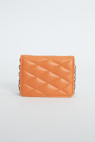 Quilted Mini Bag Orange