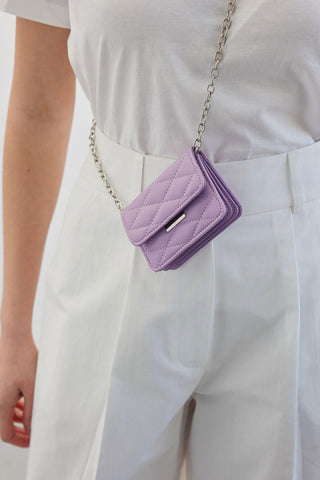 Quilted Mini Bag Lilac