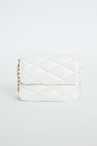 Quilted Mini Bag White