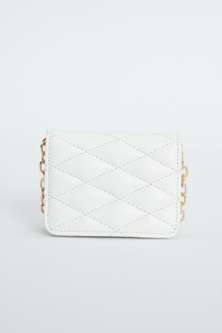 Quilted Mini Bag White