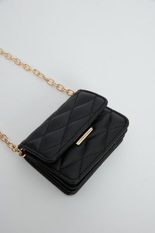 Quilted Mini Bag Black