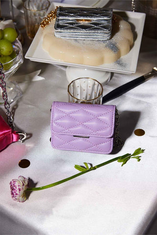 Quilted Mini Bag Lilac