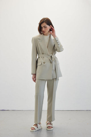 BAĞLAMA DETAYLI BLAZER CEKET ÇAĞLA