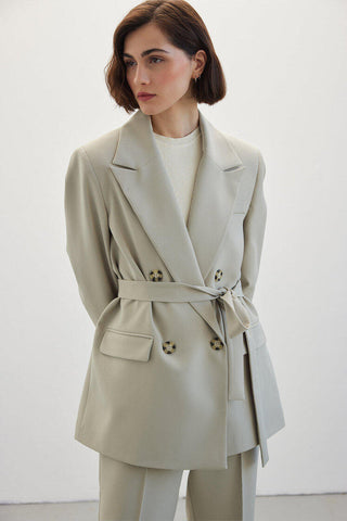 BAĞLAMA DETAYLI BLAZER CEKET ÇAĞLA