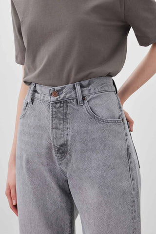 1960 Wide Leg Denim Jeans Grey