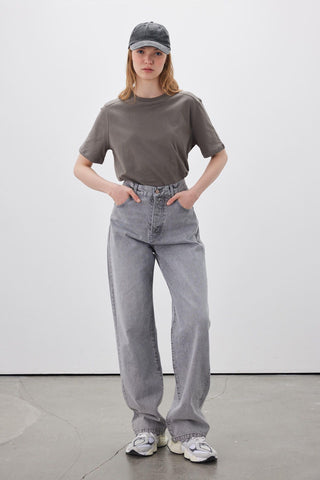 1960 Wide Leg Denim Jeans Grey